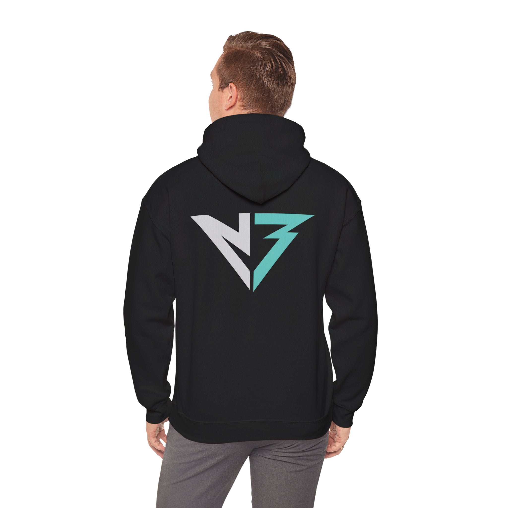 N3 Lightning Logo Hoodie | Graphic Pullover Sweatshirt