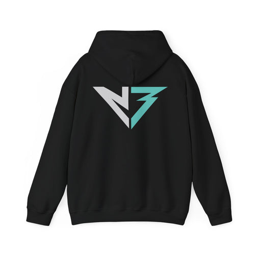 N3 Lightning Logo Hoodie | Graphic Pullover Sweatshirt