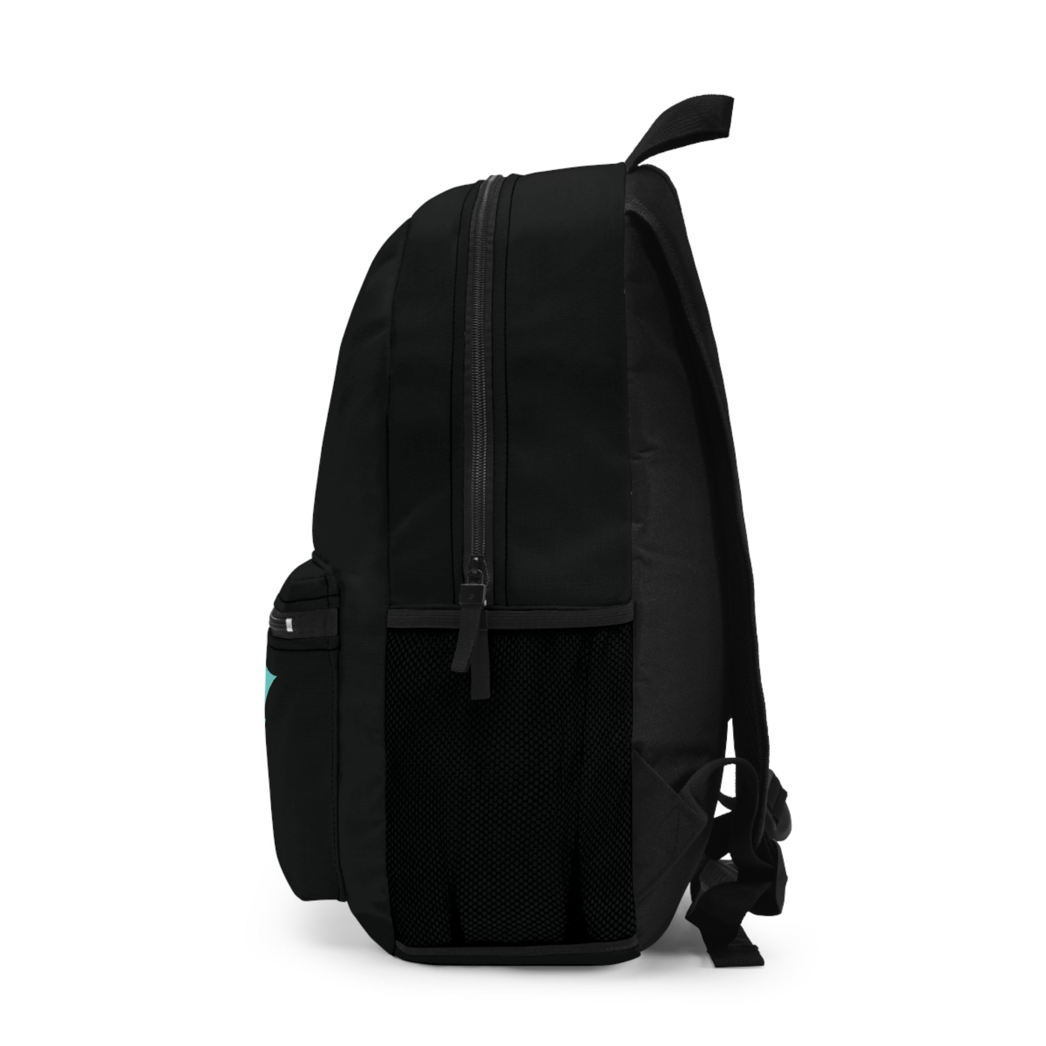 N3 Logo Backpack — Sleek Black Everyday School & Travel Bag