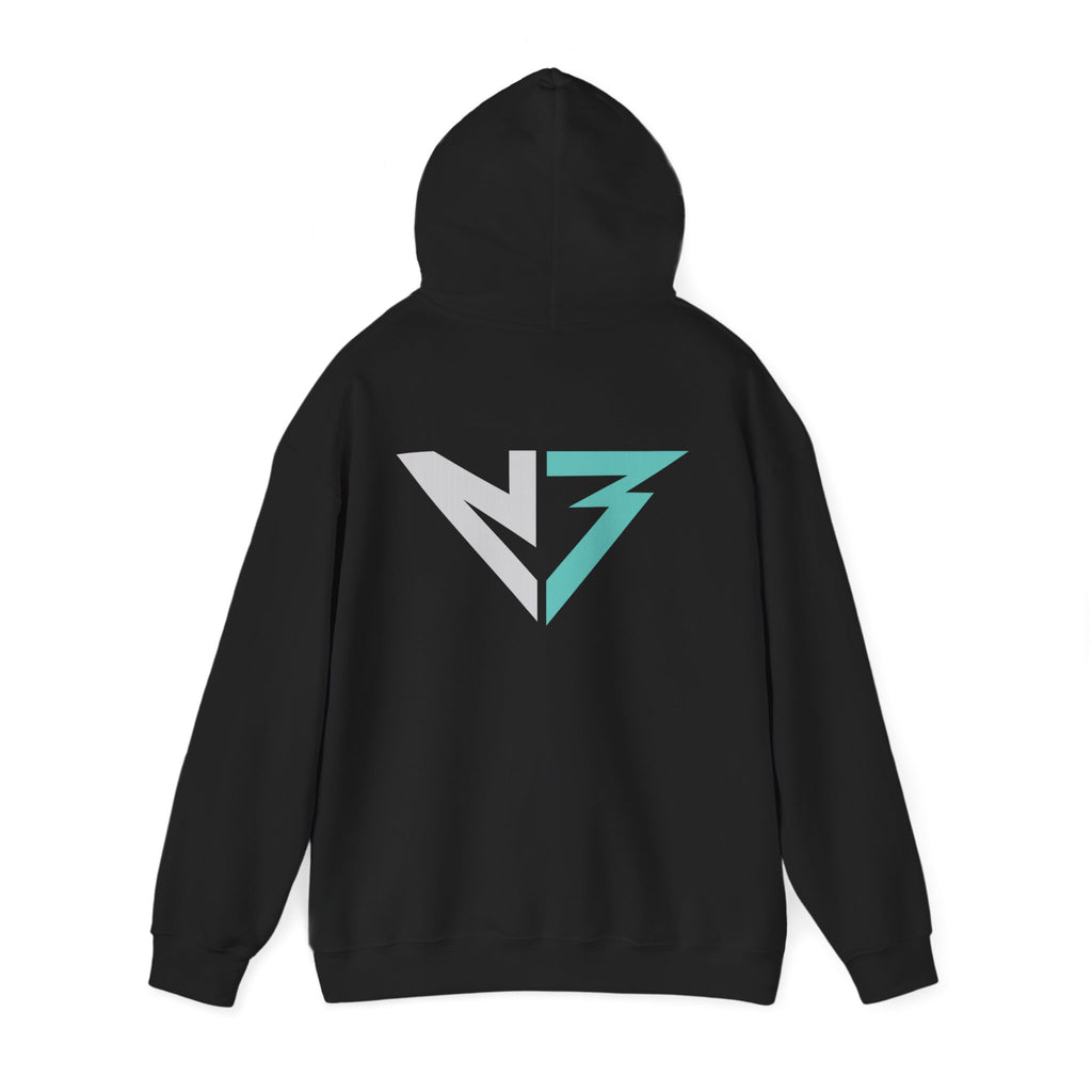 N3 Lightning Logo Hoodie | Graphic Pullover Sweatshirt