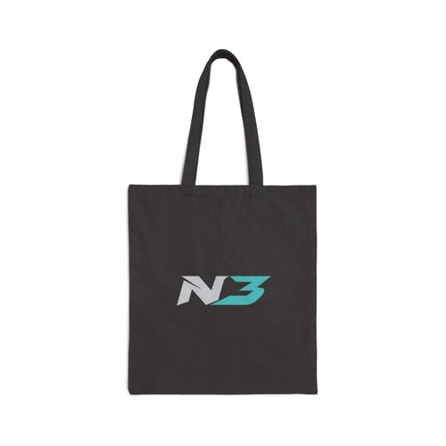 N3 Minimal Logo Tote Bag – Cotton Canvas Eco Shopper
