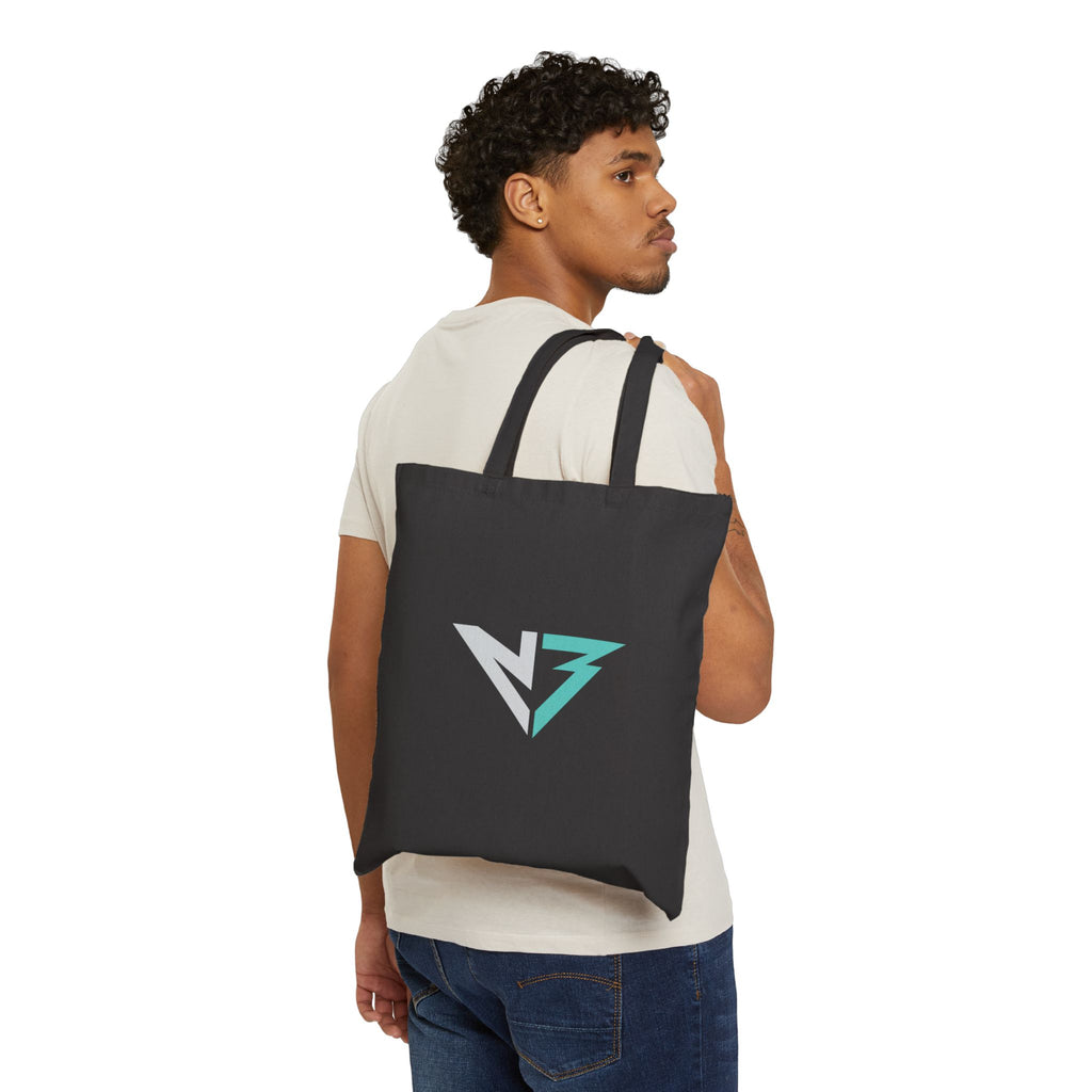 N3 Minimal Logo Tote Bag – Cotton Canvas Eco Shopper